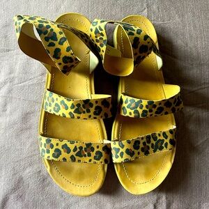 Leopard Cushionaire Sandals
